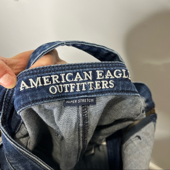 🦋🌙 AEO | Dark Wash Zipper Overalls - Picture 10 of 10
